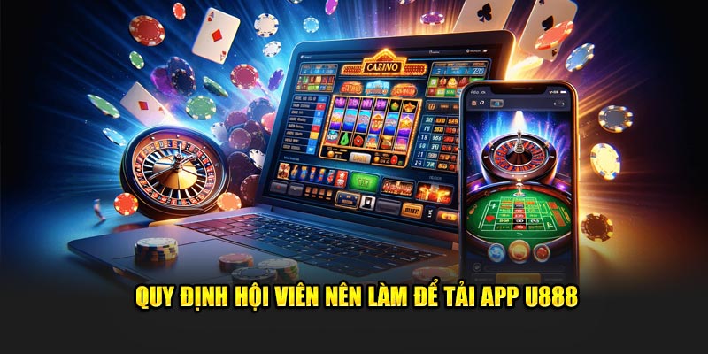 Quy định hội viên nên làm để tải app U888